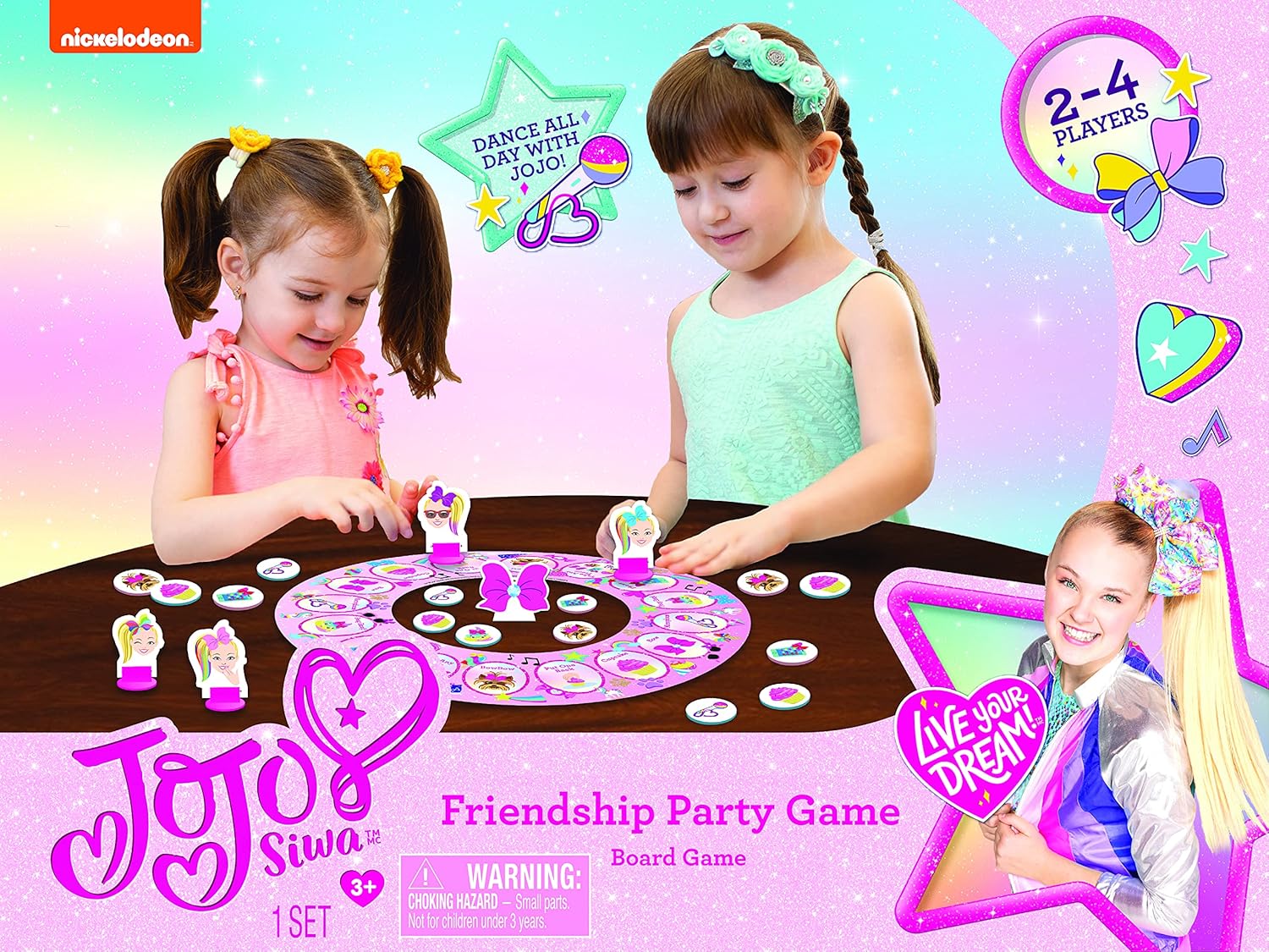 Jojo Siwa Friendship Party Game - 14x2.25x10.5