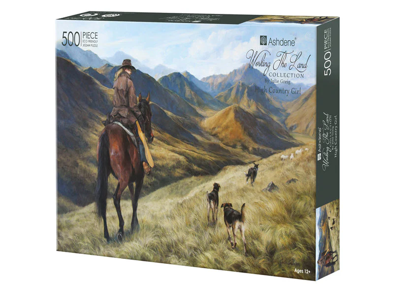 Ashdene 500-Piece Jigsaw Puzzle Working the Land High Country