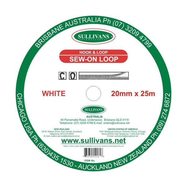 Sullivans Hook, White- 20 mm