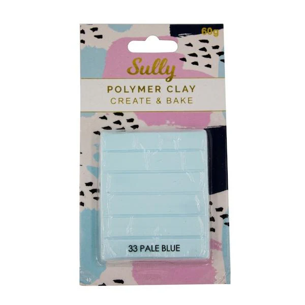 Sully Polymer Clay, Pale Blue- 60g