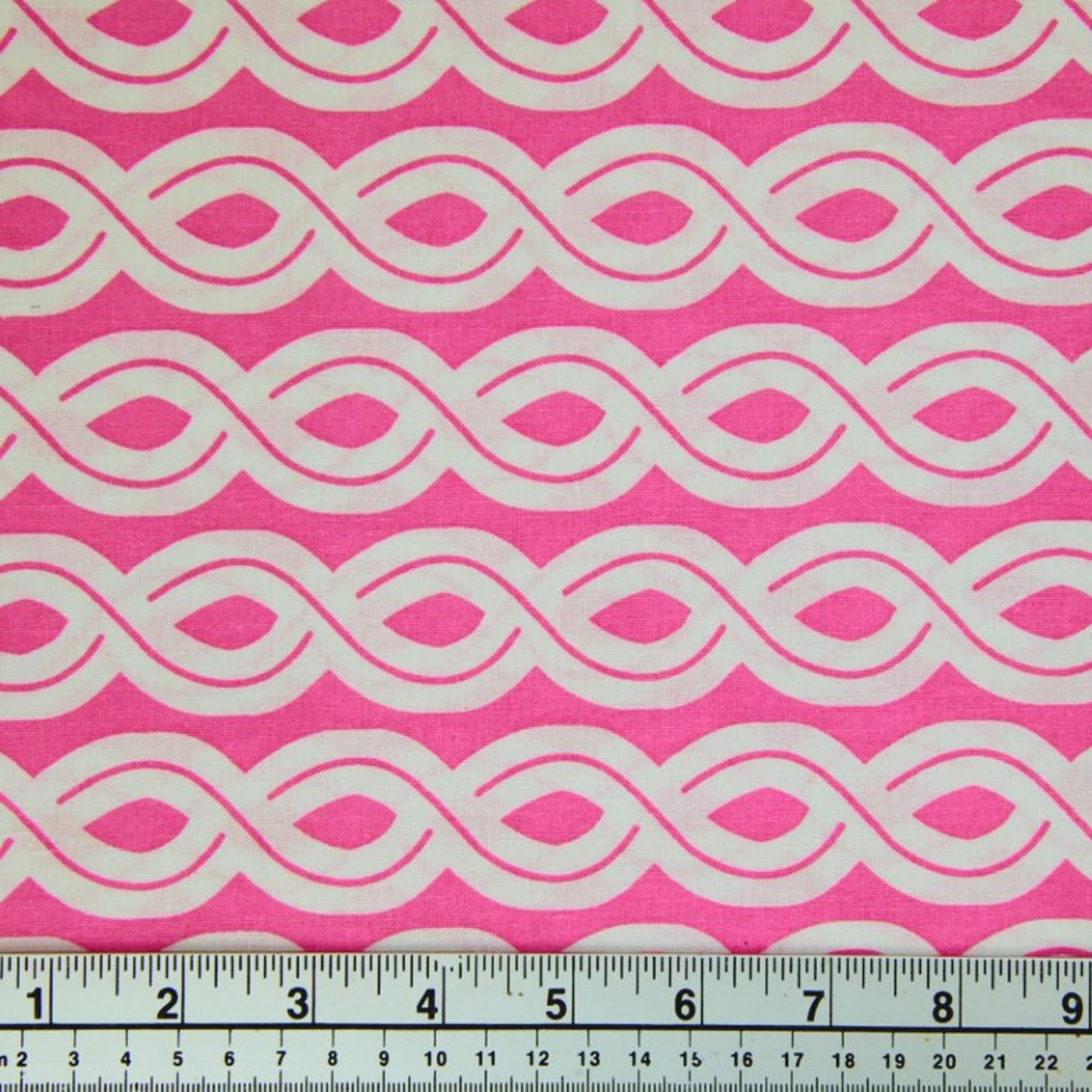 Sunny Vibe Fabric, Ropes Pink- Width 112cm