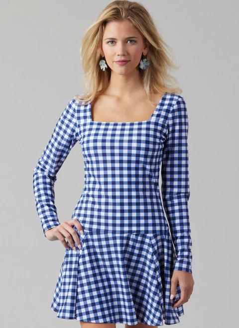 McCall's Pattern M8551 Misses' and Miss Petite Knit Dresses
