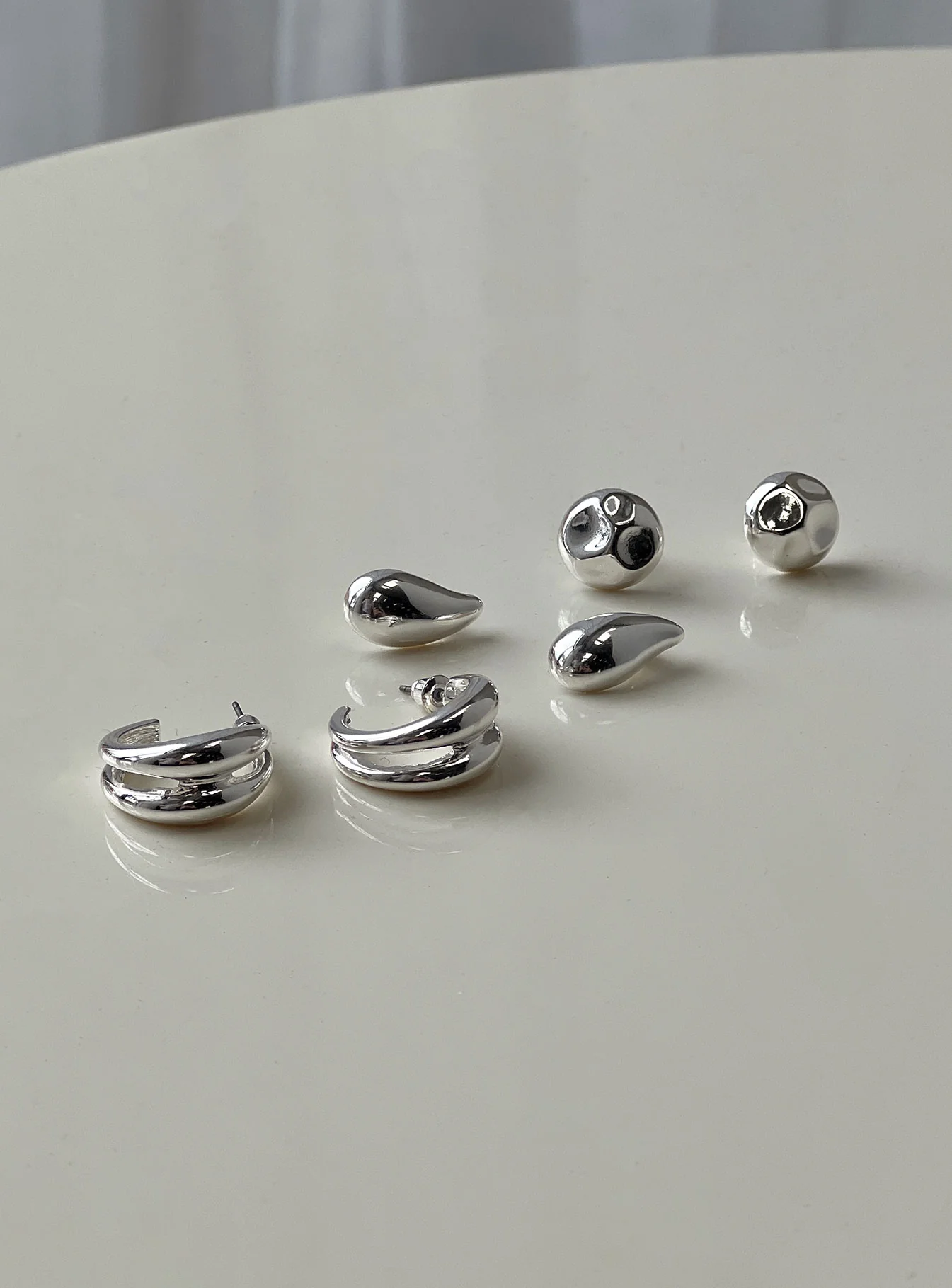 Run The Party Earring Pack Silver