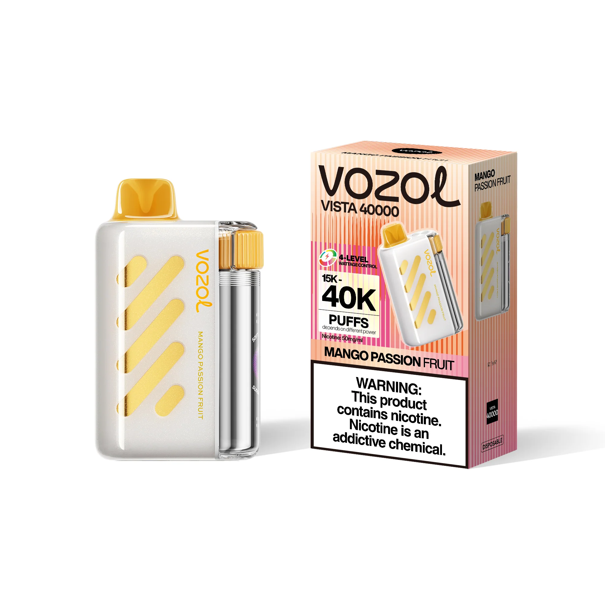 VOZOL VISTA 40K wegwerpvape (alle smaken)