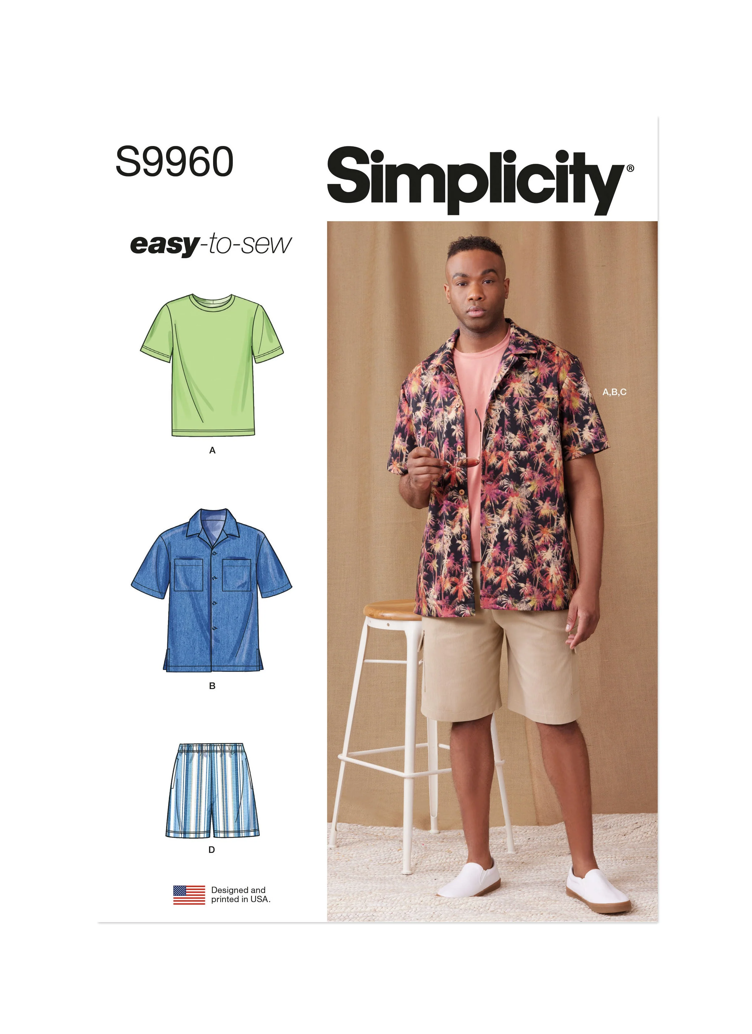 Simplicity Pattern 9960 Men