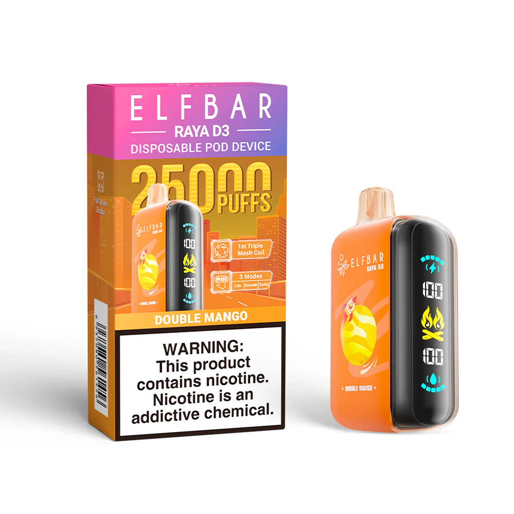 ELFBAR RAYA D3 wegwerpvape (alle smaken)