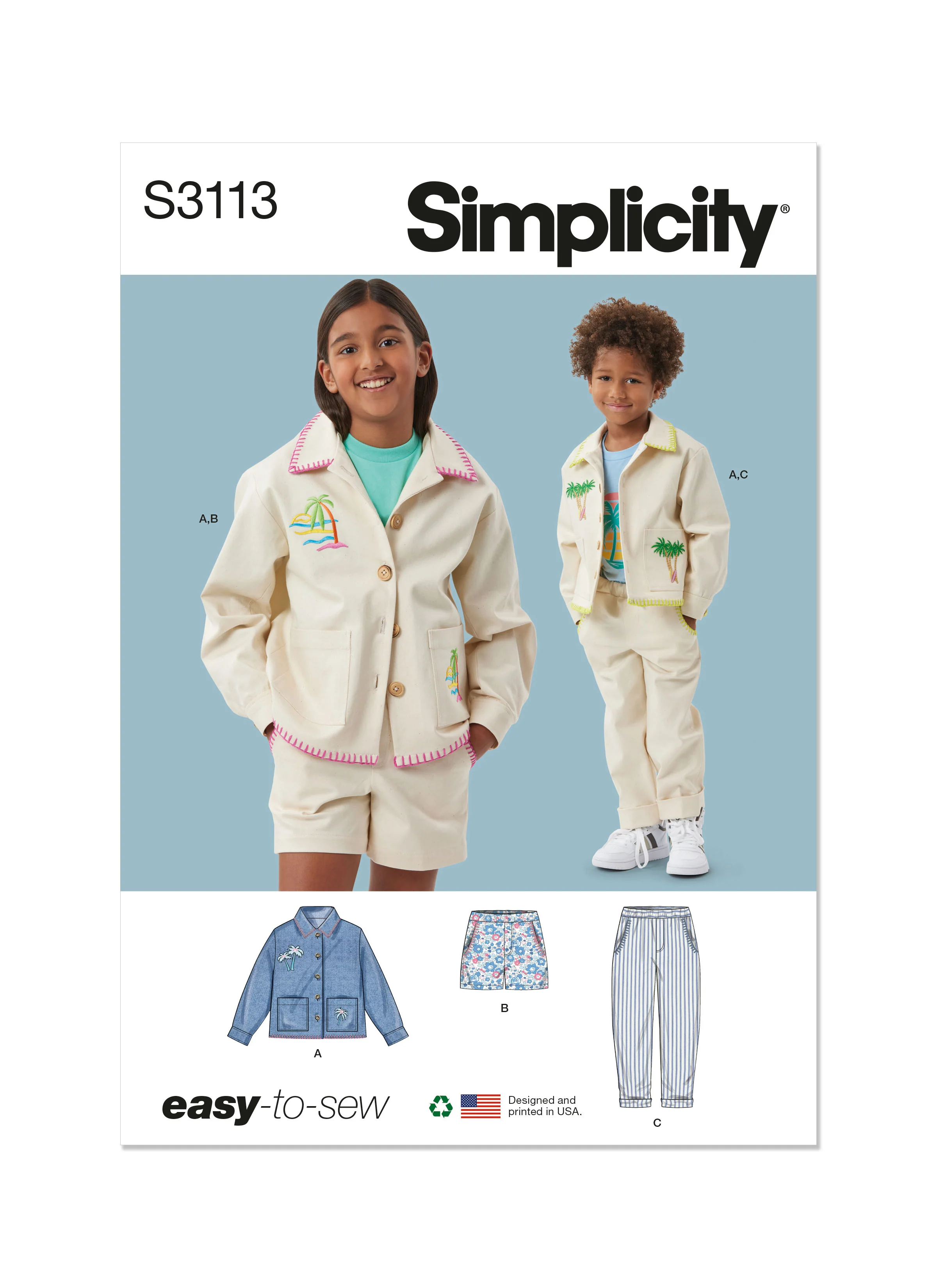 Simplicity Pattern S3113 Children