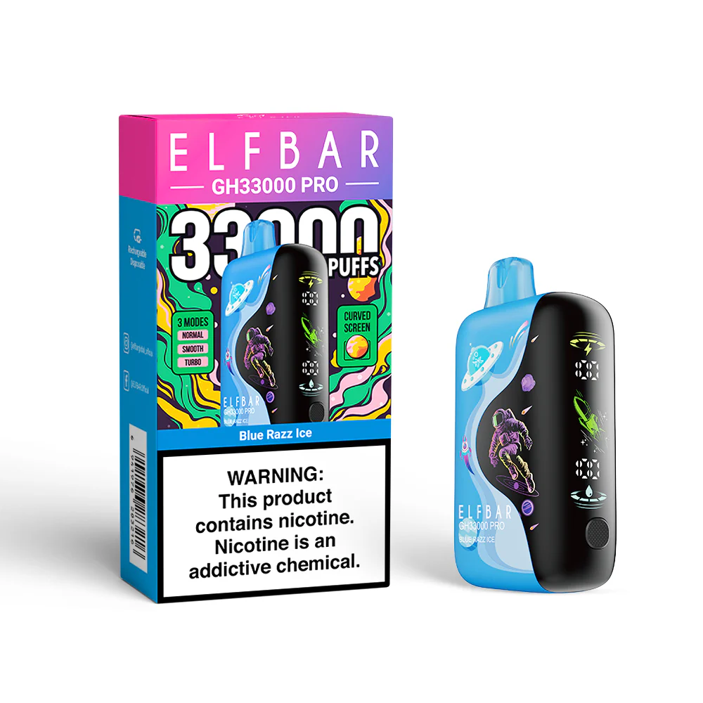 ELFBAR GH33000 PRO oplaadbare wegwerpvape (alle smaken)