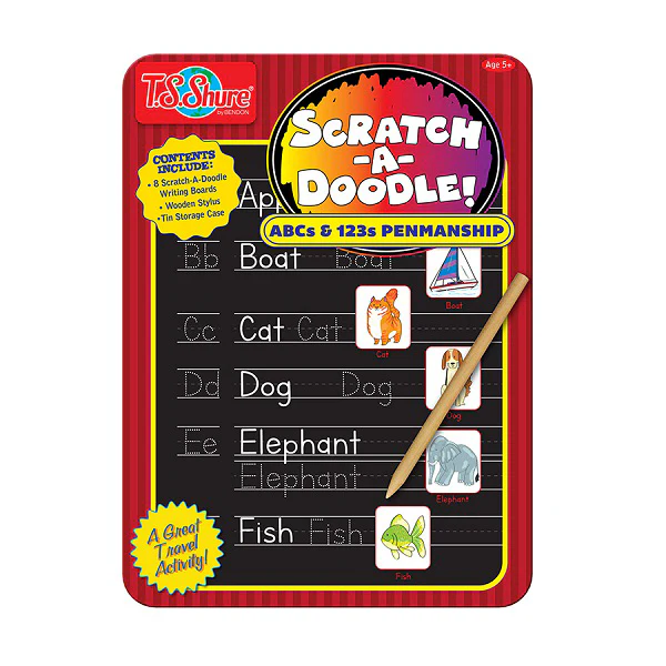 T.S. Shure Scratch-A-Doodle ABCs & 123s Penmanship