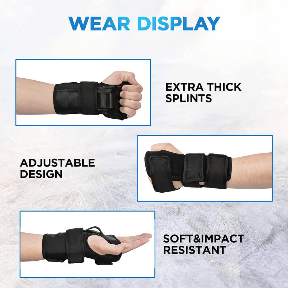 Impact Wrist Guard Protective Gear Wrist Brace Wrist Support for Skating Skateboard Skiing Snowboard Motocross Sport Protection