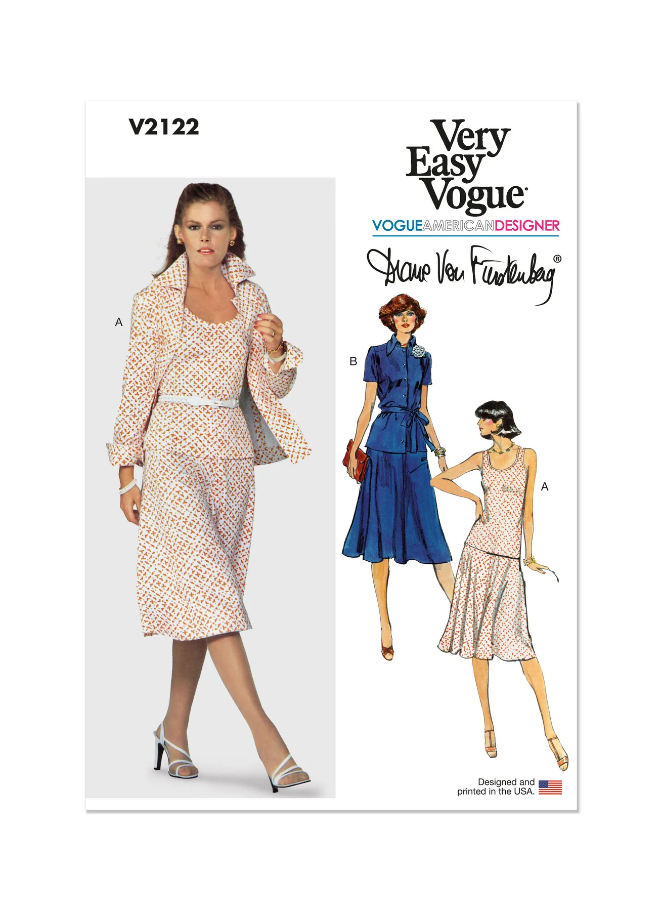 Vogue Pattern V2122 Misses