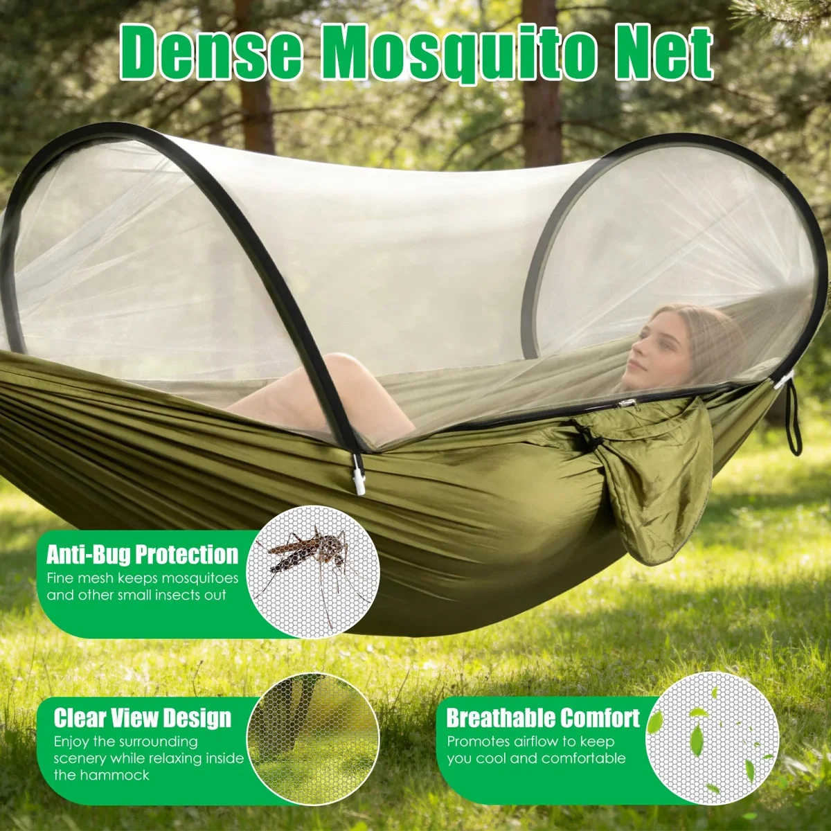 Hammock with mosquito net