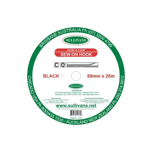 Sullivans Hook, Black- 50 mm