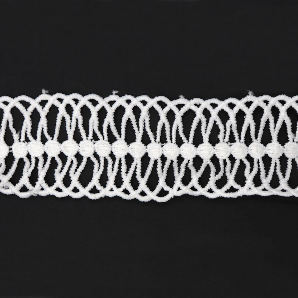 Sullivans Lace Guipure, Ivory- 44mm