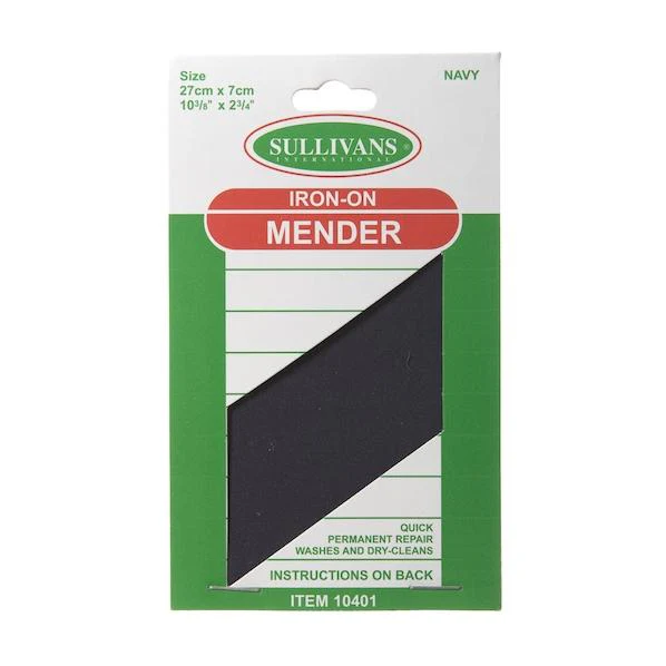 Sullivans Iron On Mender, Navy