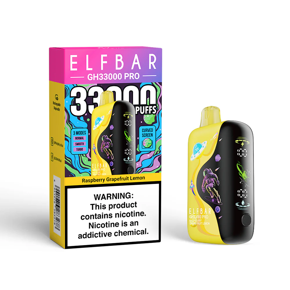 ELFBAR GH33000 PRO oplaadbare wegwerpvape (alle smaken)
