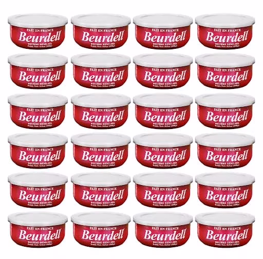 Beurdell Canned French Butter �m?100% Natural Salted Pasteurized Real Butter Long Shelf Life Emergency Survival Food
