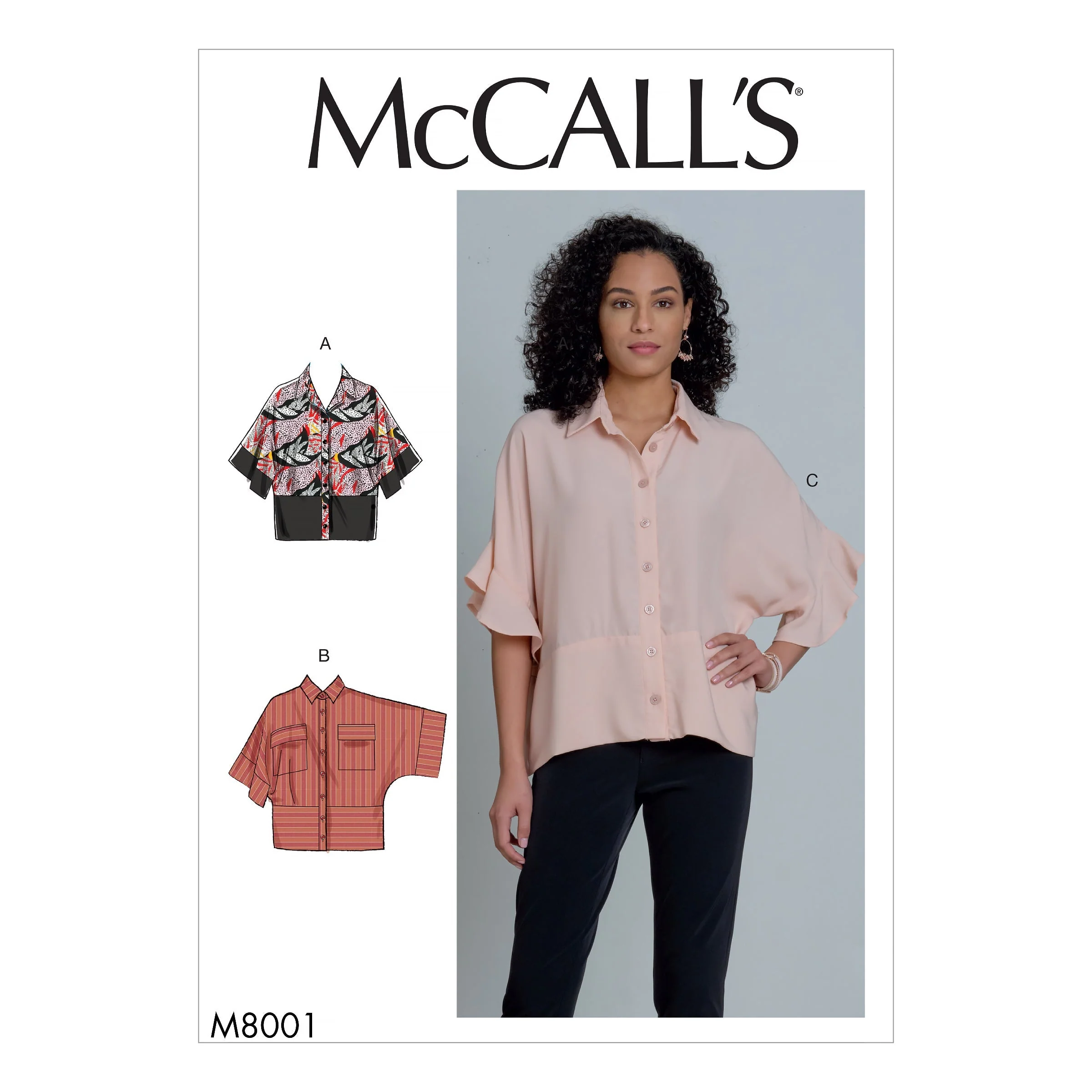McCall's Pattern M8001 Misses' Tops