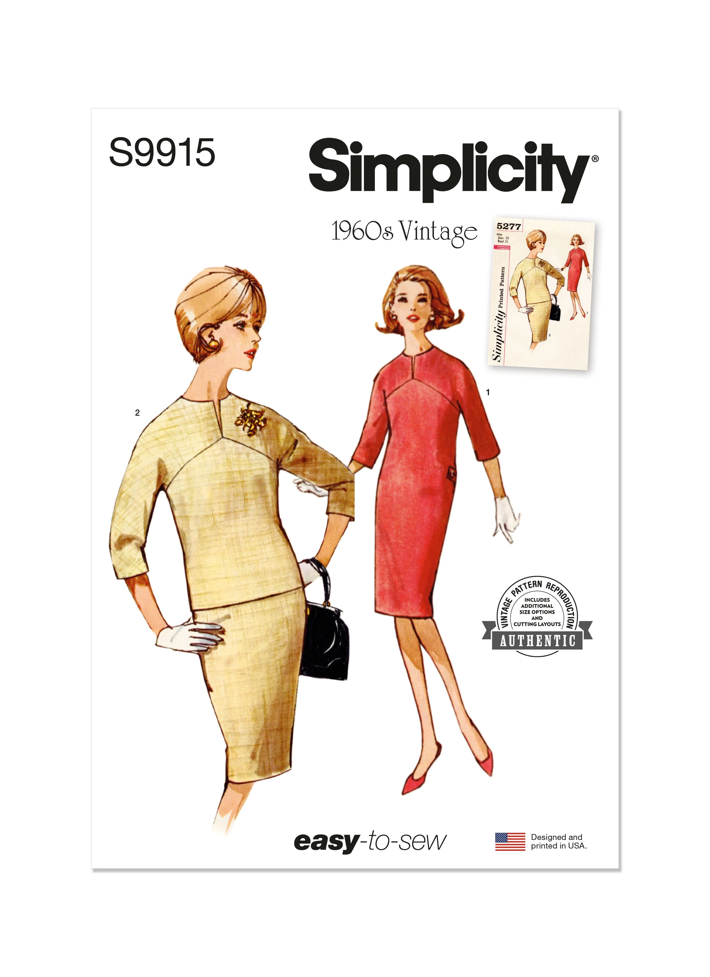 Simplicity Pattern 9915 Misses