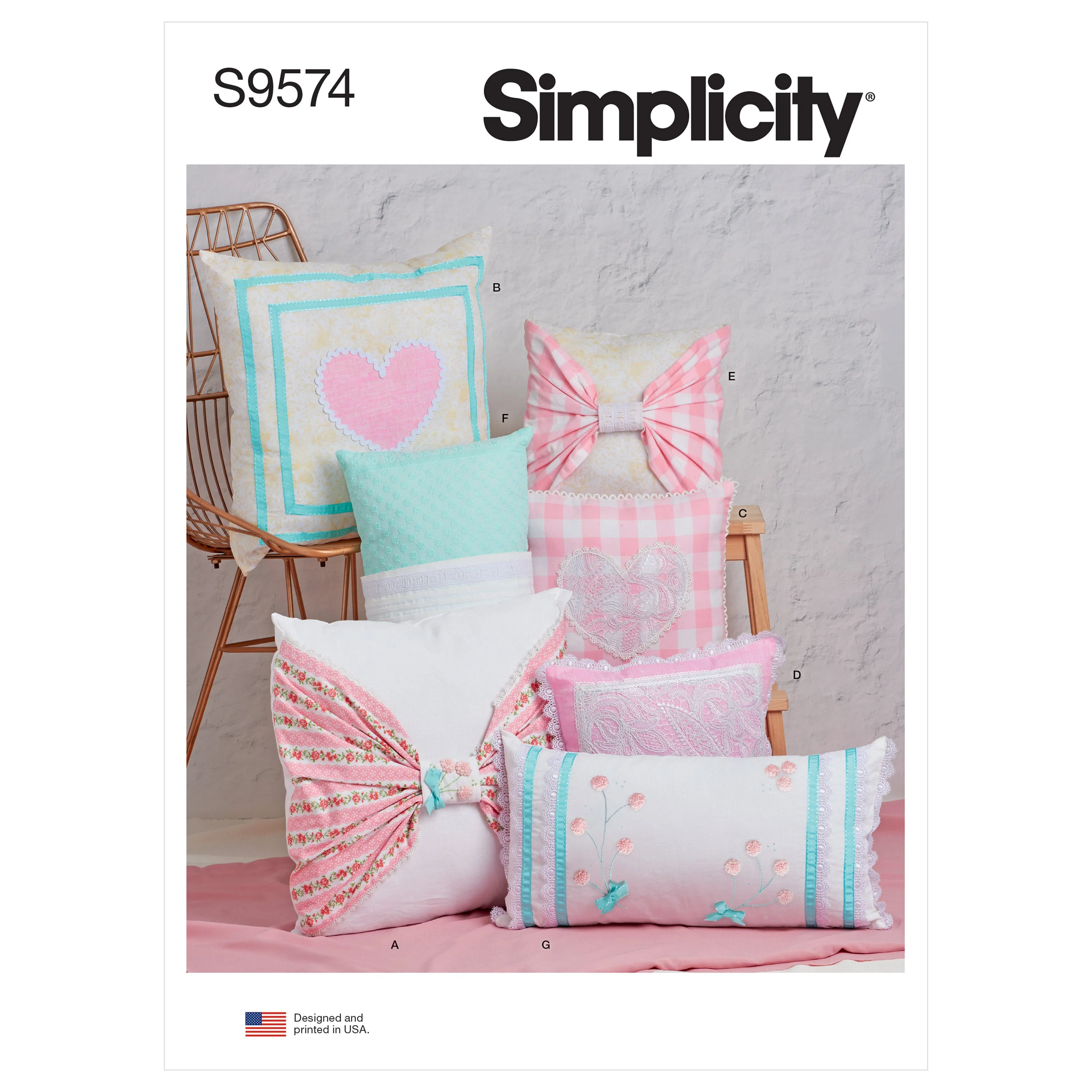 Simplicity Pattern 9574 Pillows