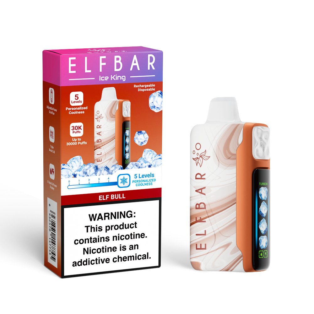 ELF BAR ICE KING 30K oplaadbare wegwerpvape (alle smaken)