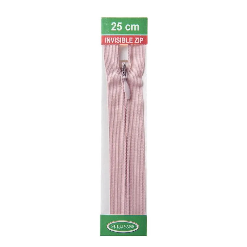 Sullivans Invisible Zip, Pink