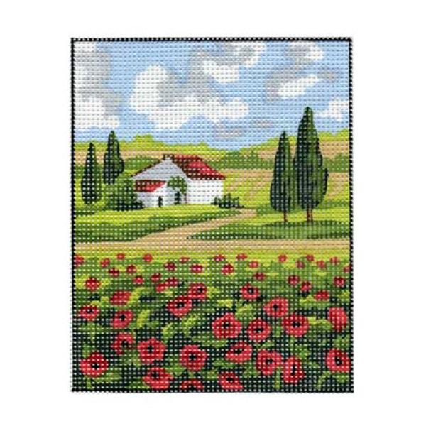 Sullivans Tapestry, House In Field- 20x25cm