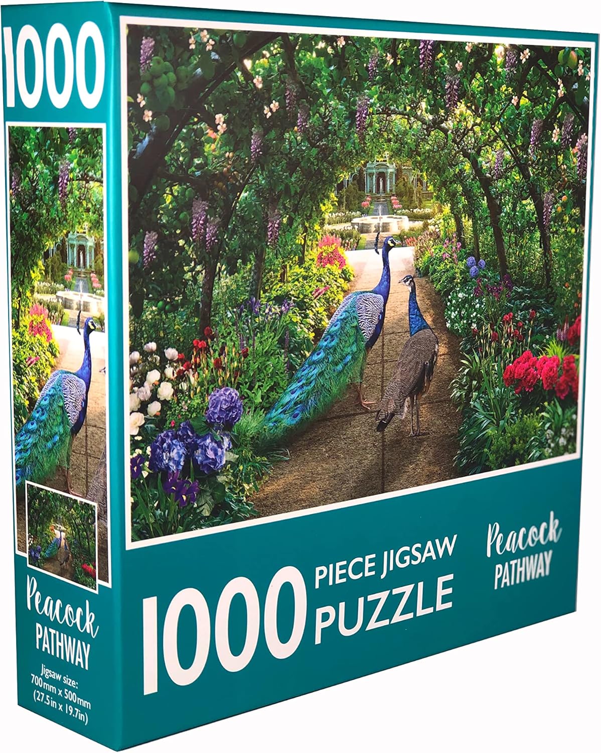 1000-Piece Jigsaw Puzzle, Peacock Pathway