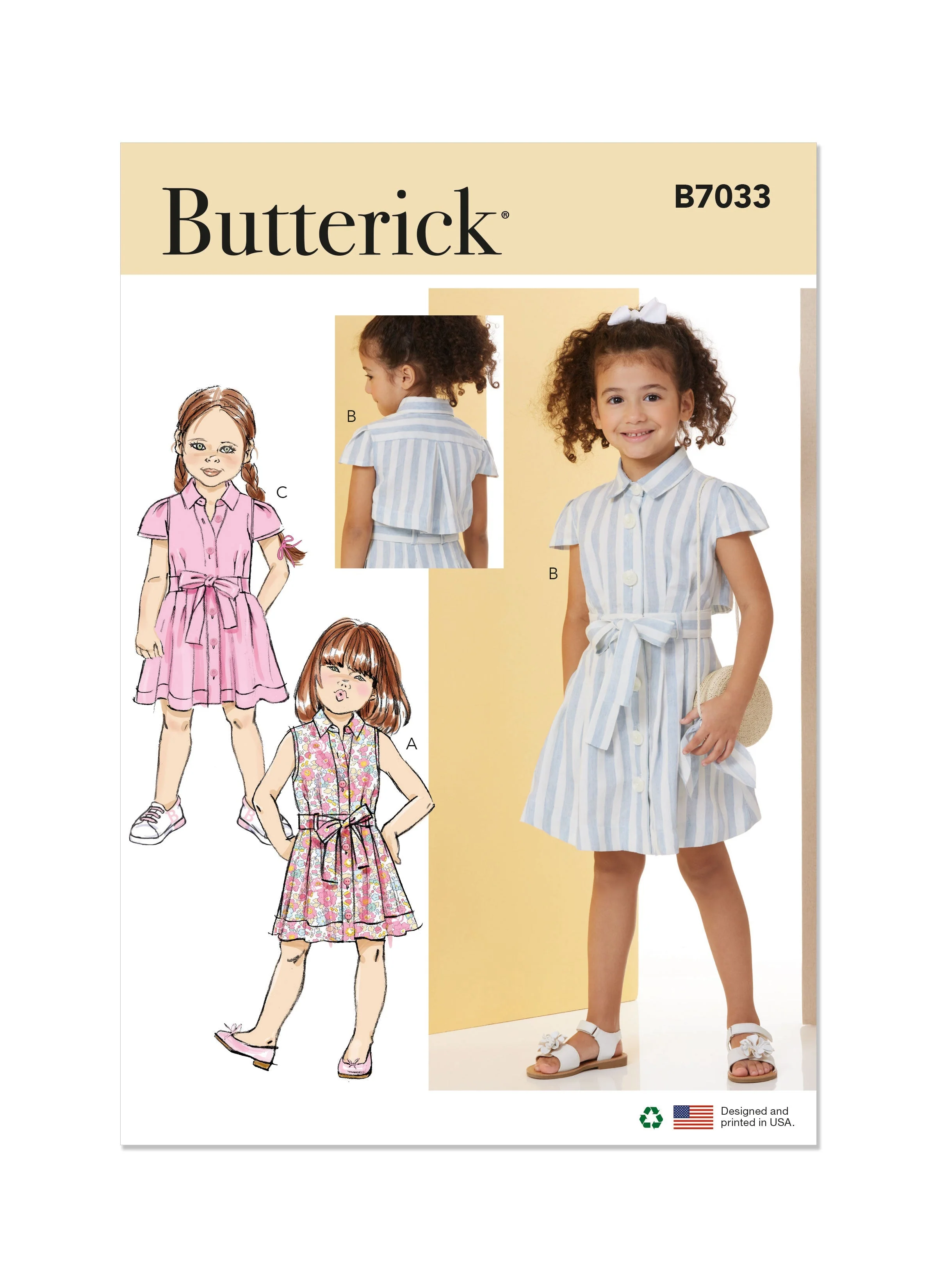 Butterick Pattern B7033 Children