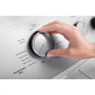 Suszarka elektryczna Whirlpool o pojemności 7,0 stóp sześciennych, biała – technologia AutoDry + opcja Wrinkle Shield