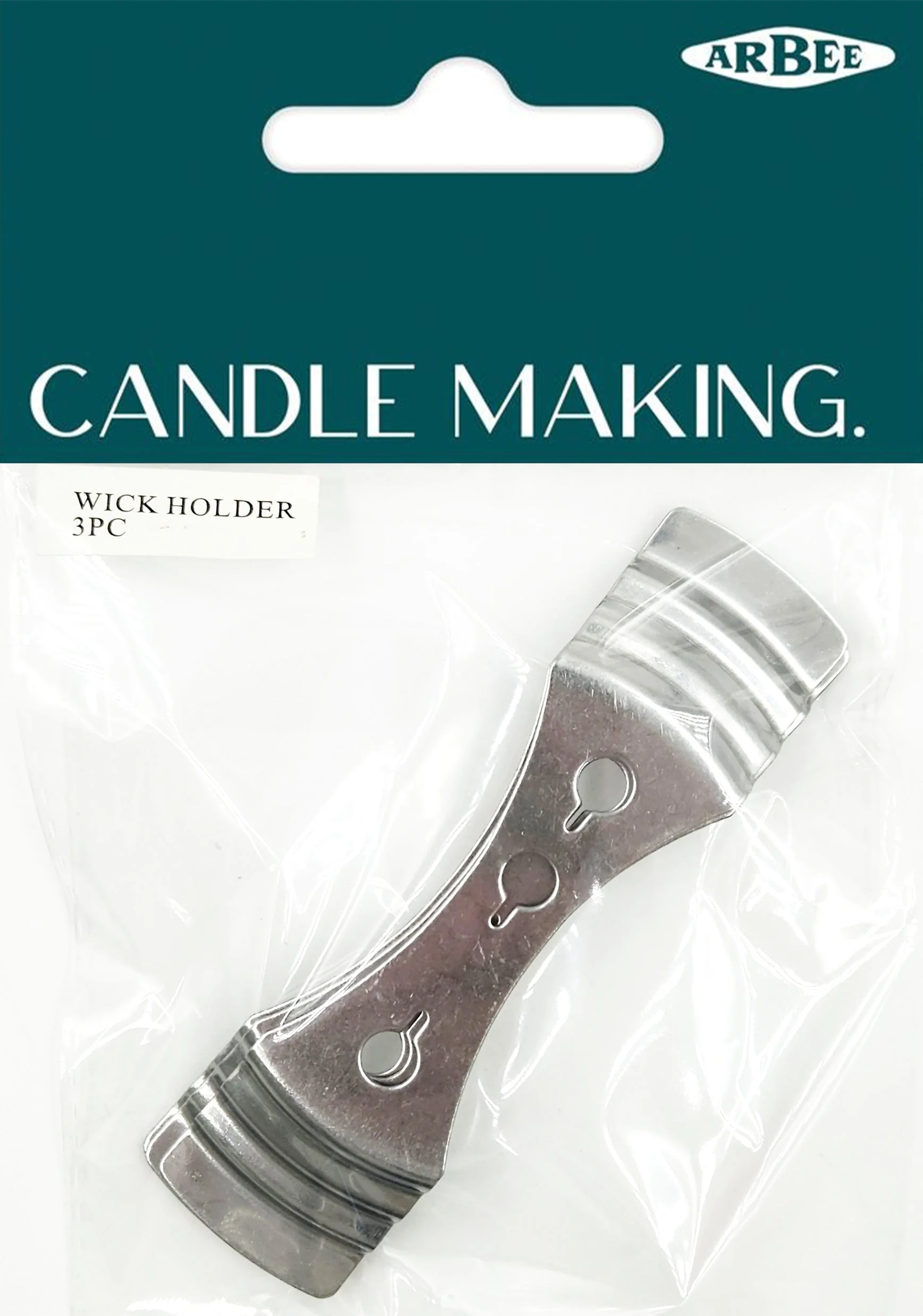 Arbee Candle Wick Holder, Silver