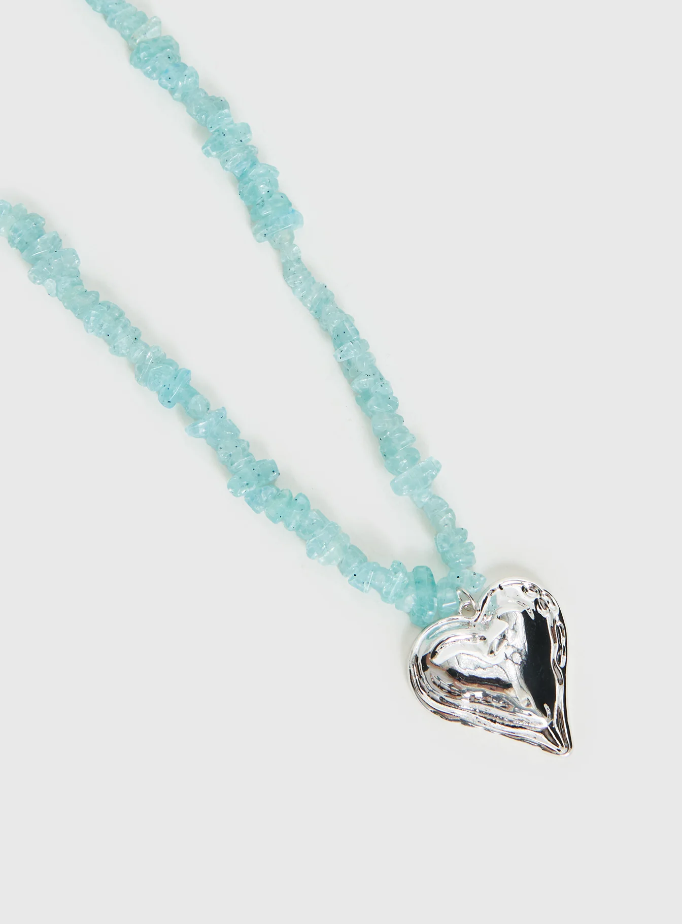 Ralina Pendant Necklace Silver / Aqua