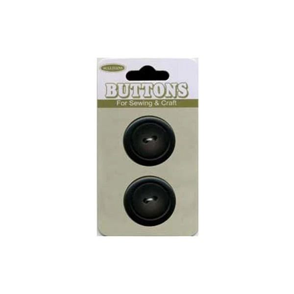 Sullivans Plastic Button, Brown- 22 mm