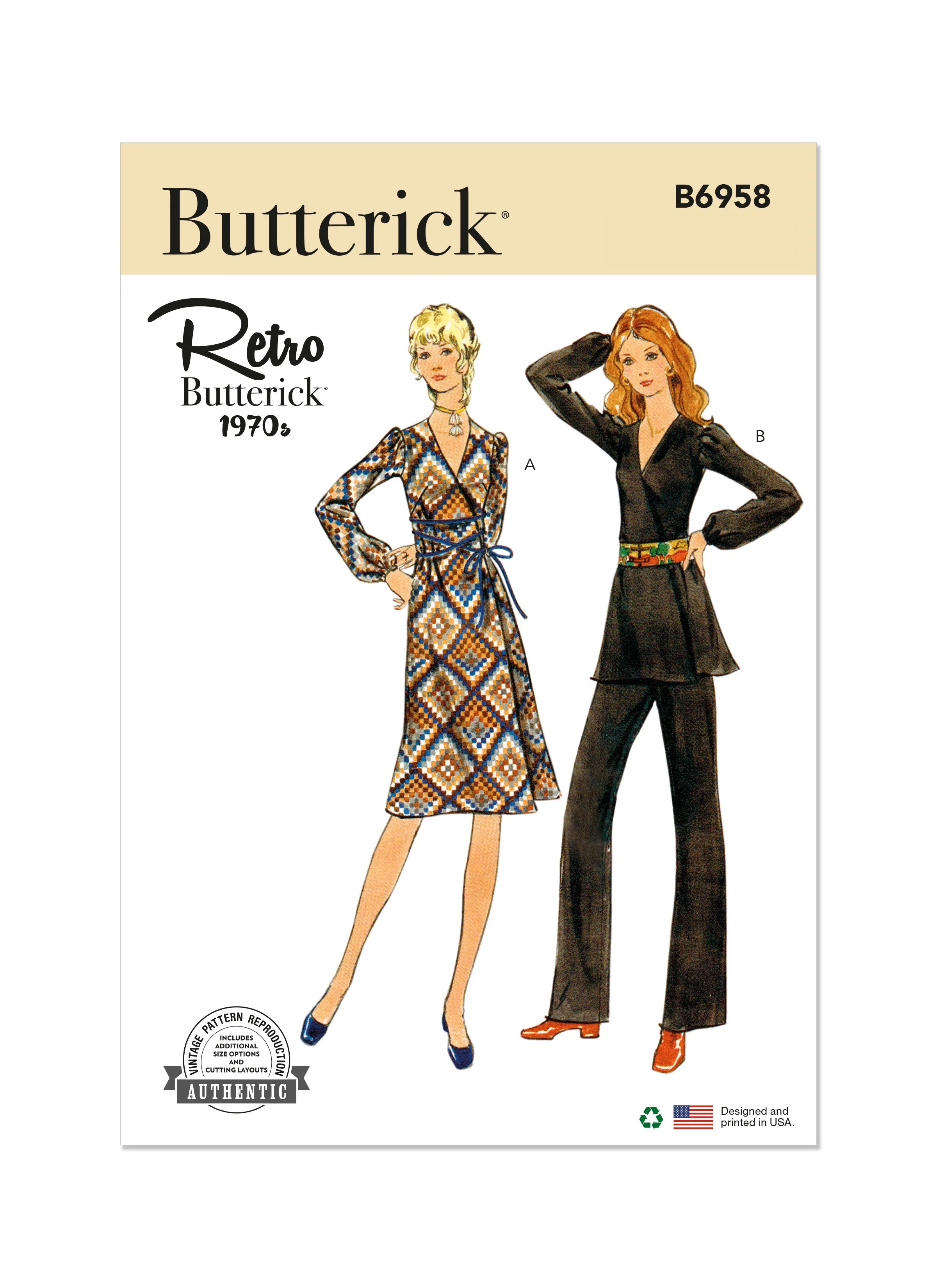 Butterick Pattern B6958 Misses