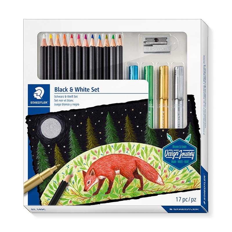 Staedtler Design Journey  Black & White Set