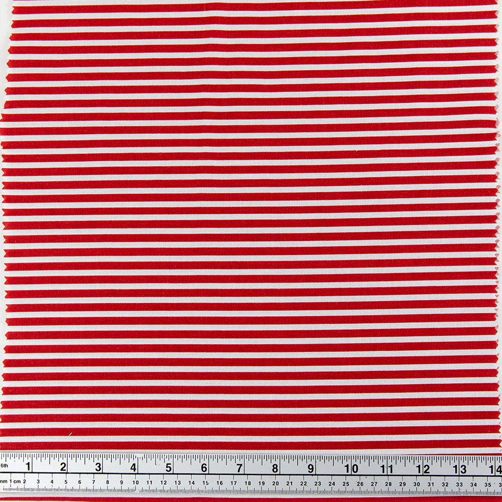 Print Craft & Quilting Fabric, Stripes- Width 110cm