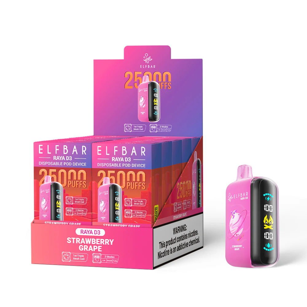 ELFBAR RAYA D3 wegwerpvape (alle smaken)