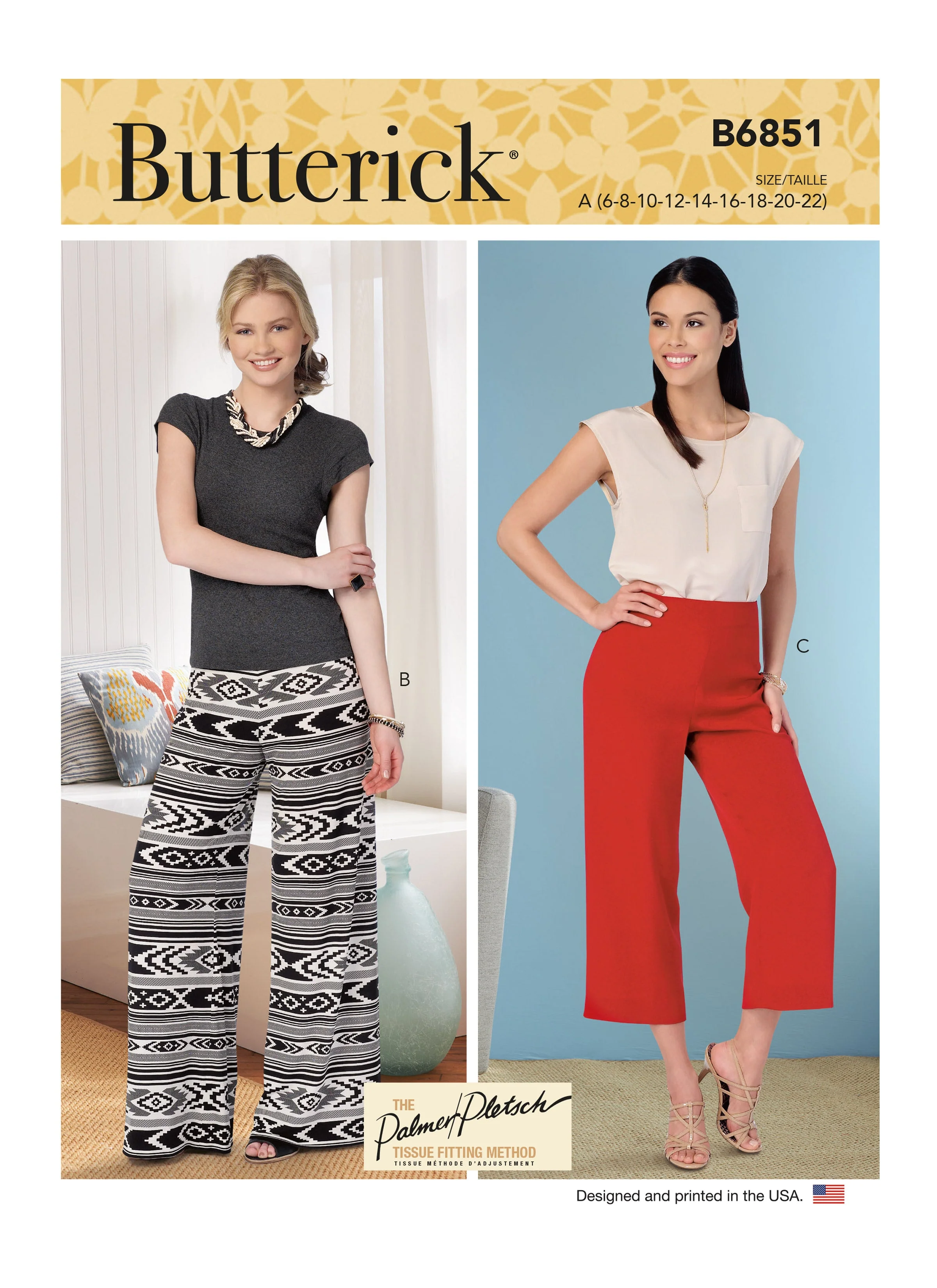 Butterick Pattern B6851 Misses