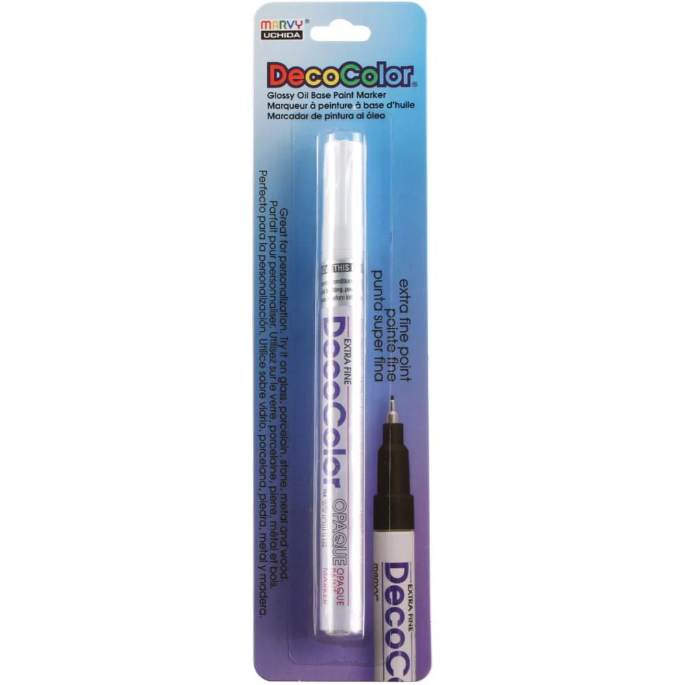 Decocolor Extra Fine  Opaque Paint Marker, White