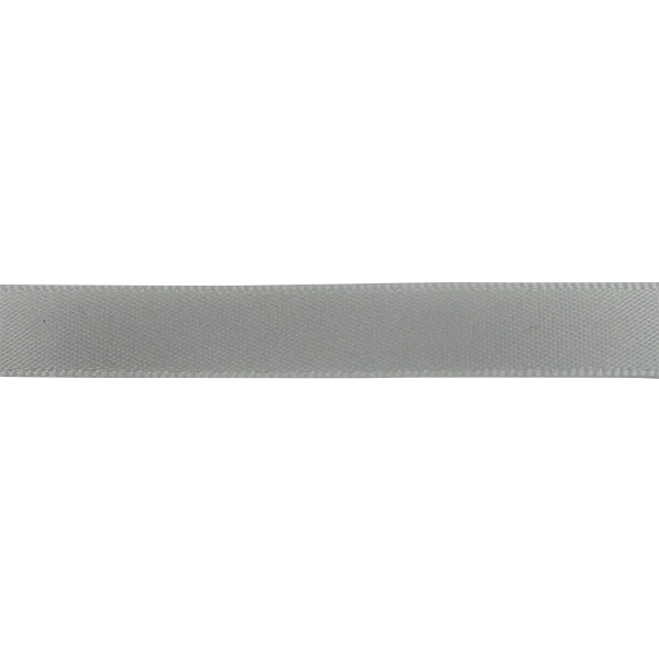 Makr Ribbon, Single Faced Grey Satin- 9mmx9.1m