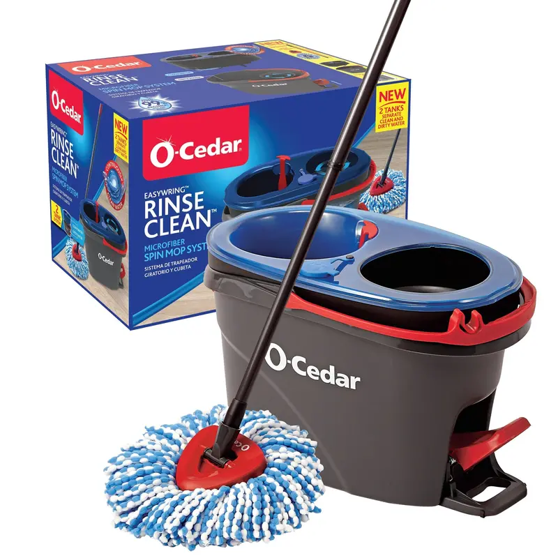 Mop z mikrofibry O-Cedar EasyWring z wiadrem Clean Rinse