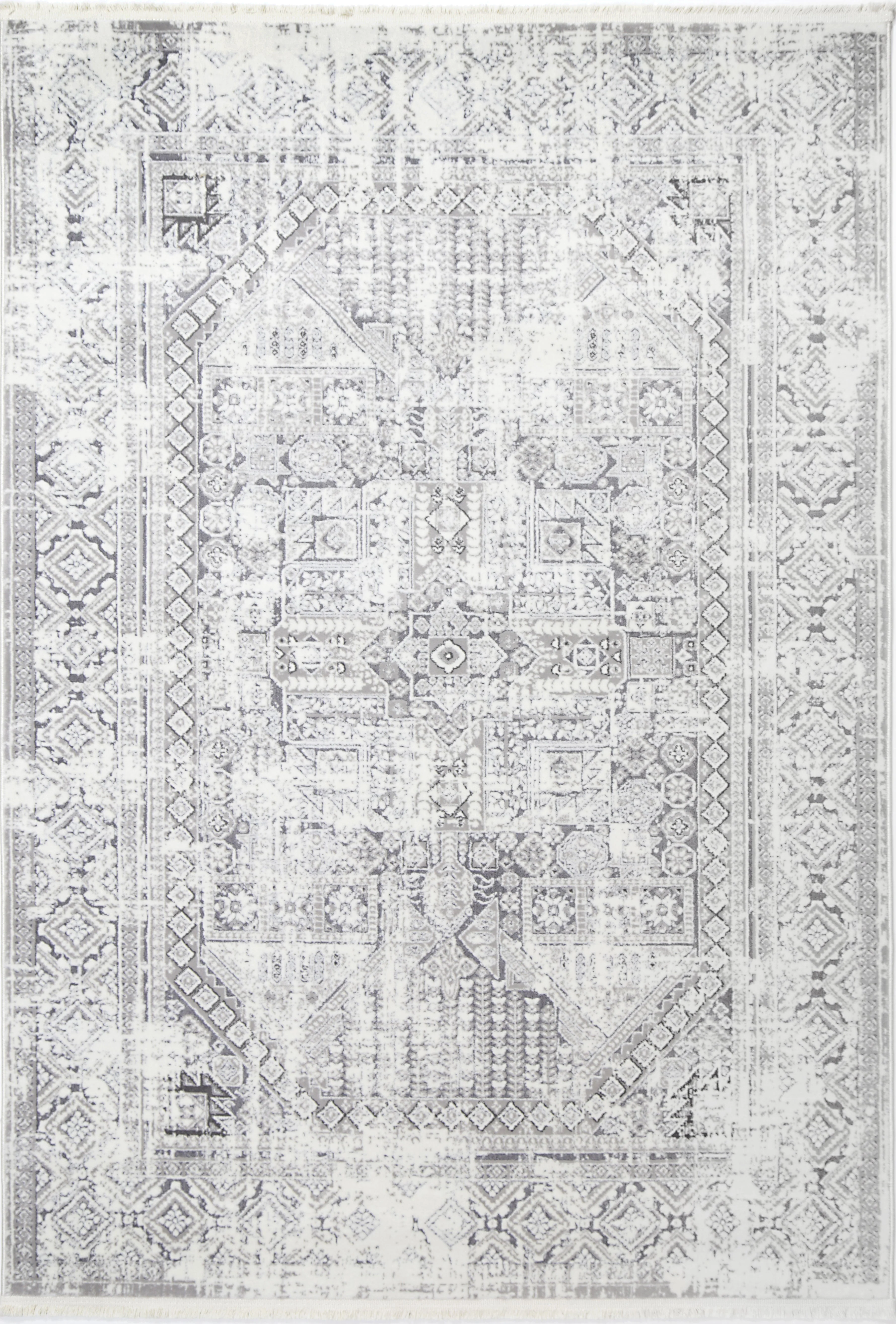 Bohemian Paradise Panel Grey Rug