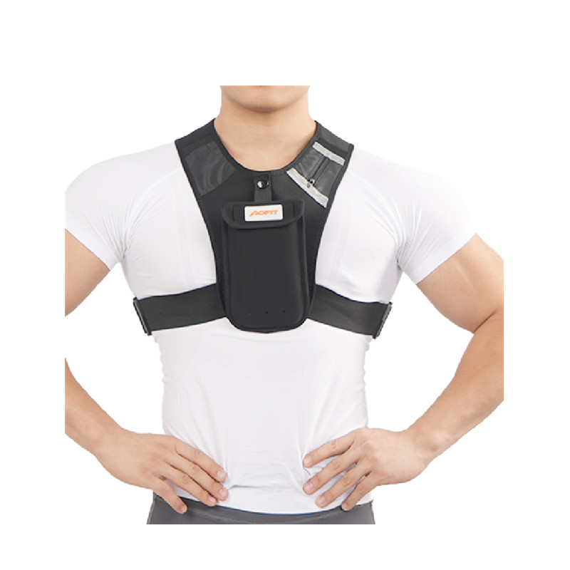Reflective Running Vest With Phone Holder Outdoor Night Running Vest for Runners Safety Vest for Men/Women Running, Cycling