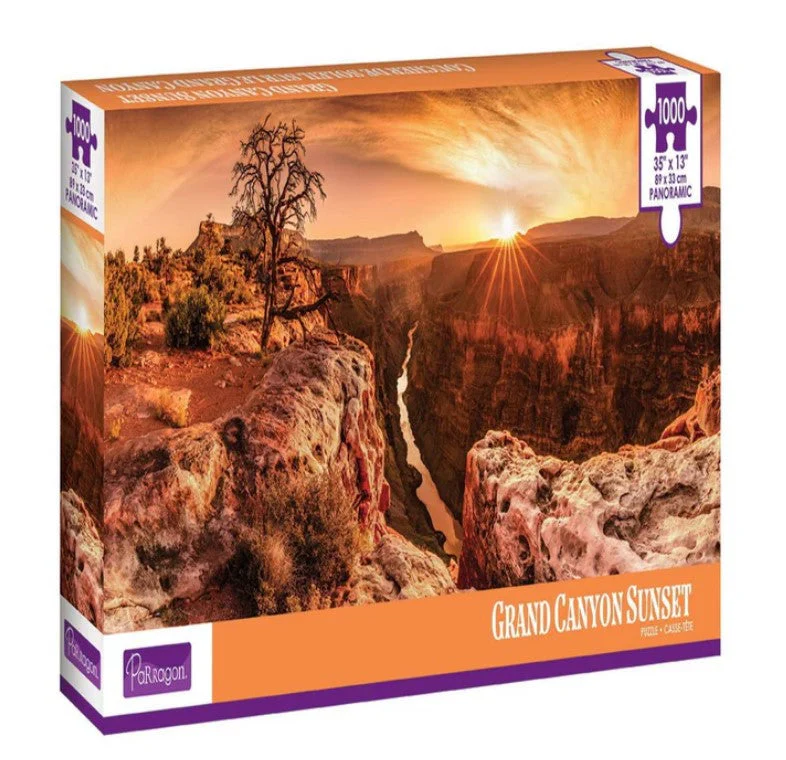 1000-Piece Jigsaw Puzzle, Grand Canyon Sunset