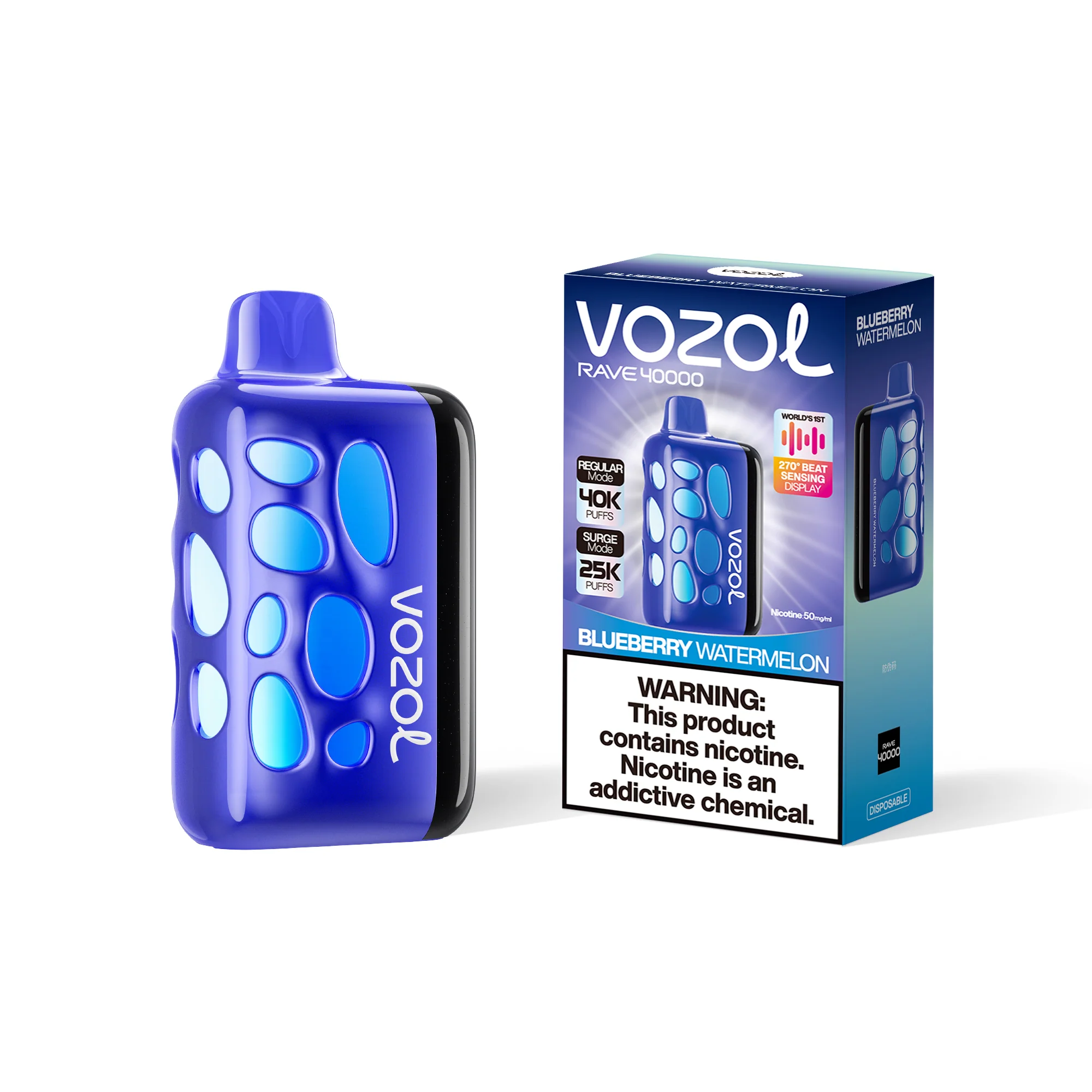 VOZOL RAVE 40K wegwerpvape (alle smaken)