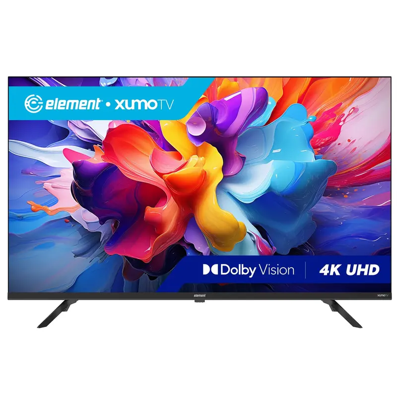 Telewizor Smart TV Element 43 cale 4K UHD – system operacyjny Xumo, obsługa Dolby Vision i HDR, panel wysokiej jakości 120 Hz