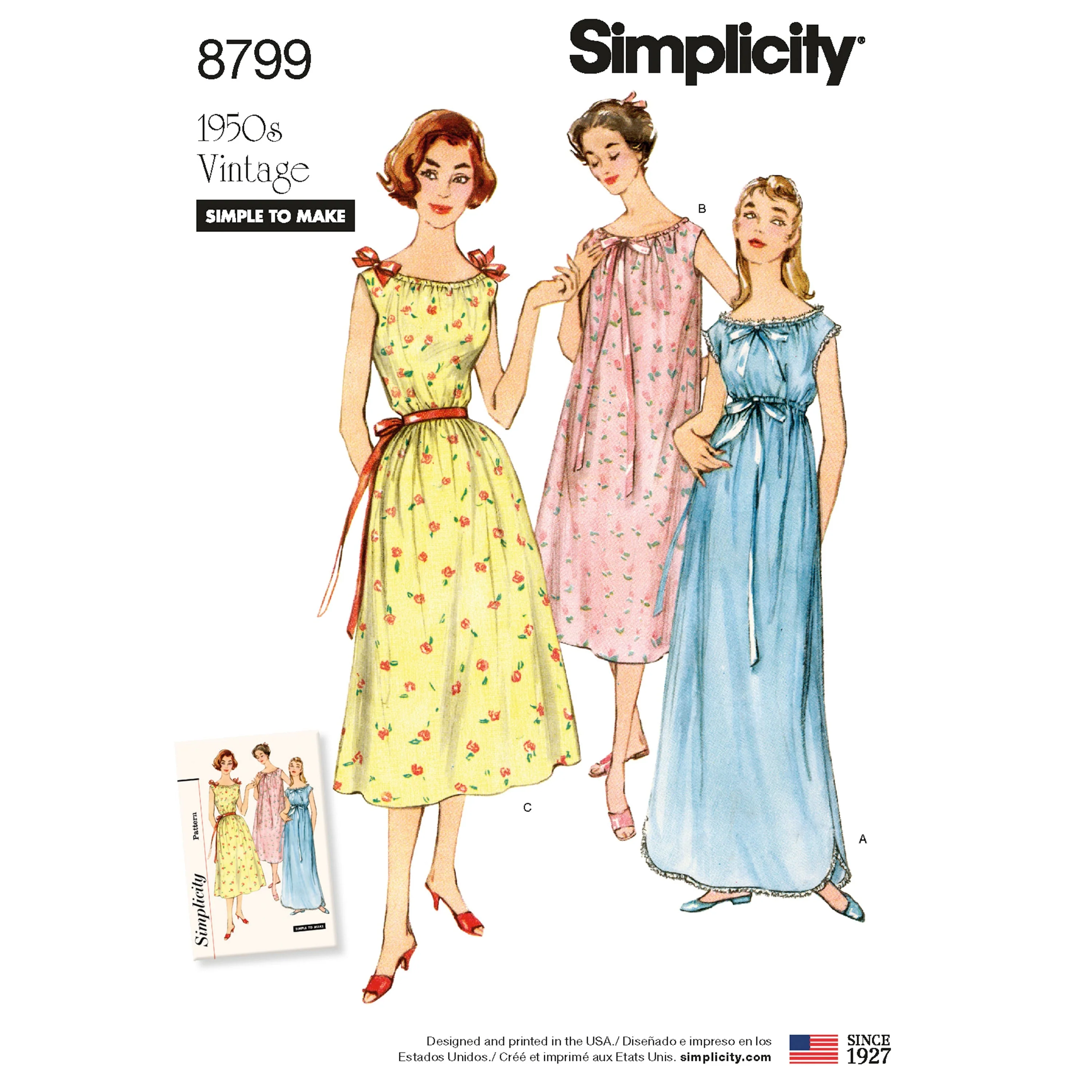 Simplicity Pattern 8799 Misses