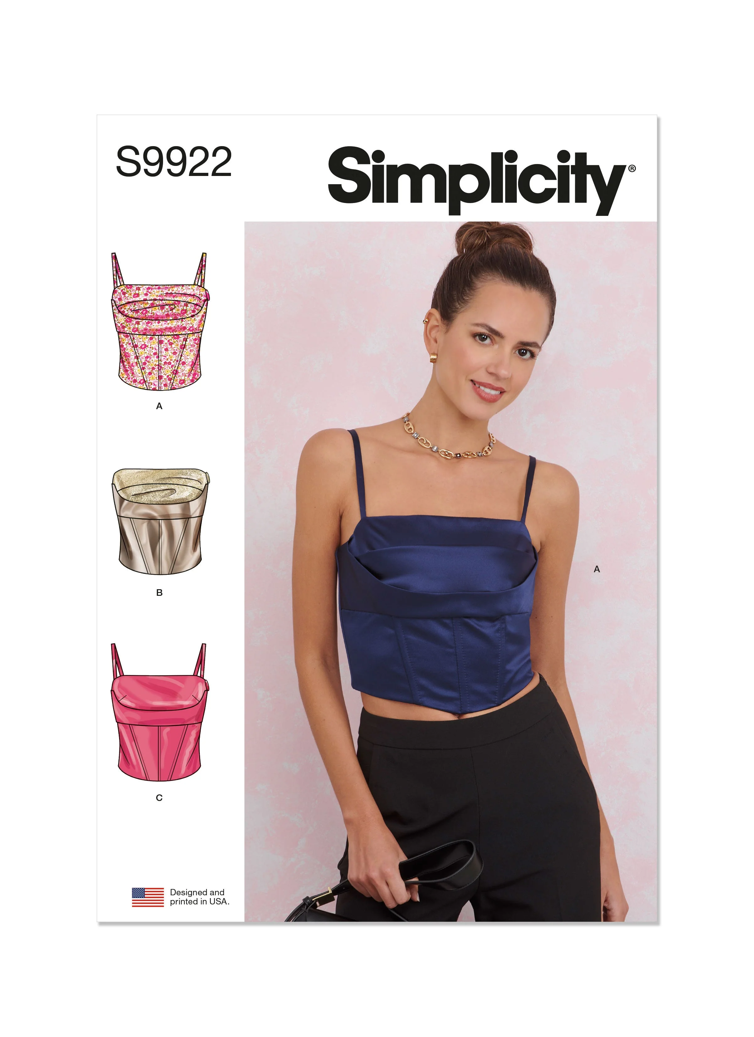 Simplicity Pattern 9922 Misses Top Vest