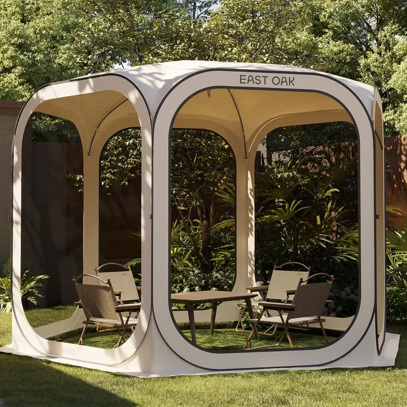 East Oak Instant Pop-Up Screen House — przenośny, odporny na owady daszek zewnętrzny