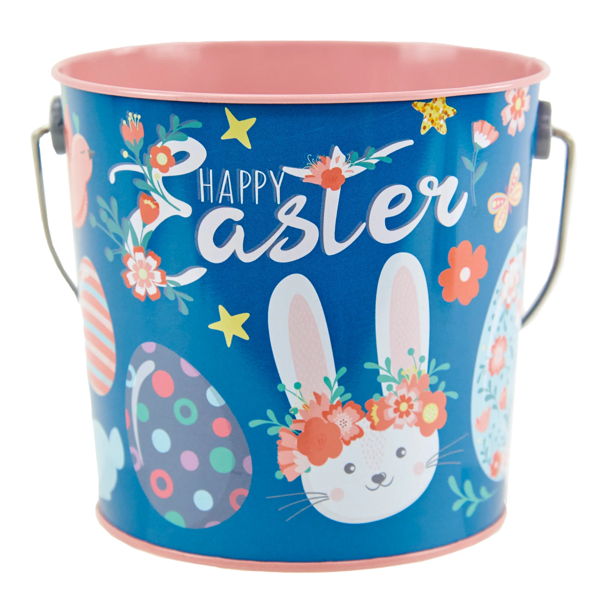 Metal Easter Bucket 